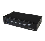StarTech.com Switch KVM USB DisplayPort à 4 ports avec hub USB 3.0 intégré - 4K 30 Hz