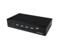 StarTech.com Switch KVM USB DisplayPort à 4 ports avec hub USB 3.0 intégré - 4K 30 Hz