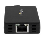 StarTech.com Hub USB-C à 3 ports avec Gigabit Ethernet - USB-C vers 3x USB-A - USB 3.0 - 5Gbps - Adaptateur d'alimentation inclus