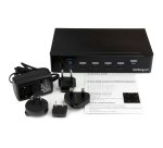 StarTech.com Switch KVM USB HDMI à 4 ports avec hub USB 3.0 intégré - 1080p