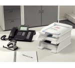 Corbeille à courrier Plus Jumbo, A4 polystyrène argent