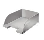 Corbeille à courrier Plus Jumbo, A4 polystyrène argent