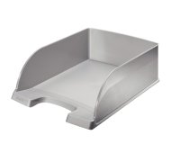 Corbeille à courrier Plus Jumbo, A4 polystyrène argent