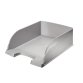 Corbeille à courrier Jumbo Plus. Dimensions (lxhxp) : 25,5 x 10,3 x 36 cm. Coloris argent