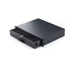 StarTech.com Tiroir en Acier Verrouillable 2U, Montable en Rack 19", pour Armoires AV, Réseau et Serveurs, Capacité de 10kg, Orifices de Passage de Câbles à l'Arrière, Clés Incluses