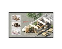 LG CreateBoard Standard interactive whiteboard 2.18 m (86") 3840 x 2160 pixels Touchscreen Black