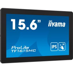 iiyama ProLite TF1615MC-B1 écran plat de PC 39,6 cm (15.6") 1920 x 1080 pixels Full HD Écran tactile Noir
