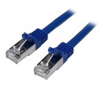 StarTech.com N6SPAT2MBL câble de réseau Bleu 2 m Cat6 SF/UTP (S-FTP)