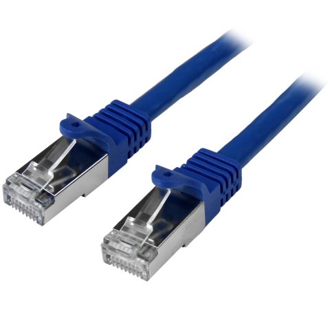 StarTech.com N6SPAT2MBL câble de réseau Bleu 2 m Cat6 SF/UTP (S-FTP)