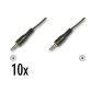 Nilox NX090101102 audio cable 1.5 m 3.5mm Black