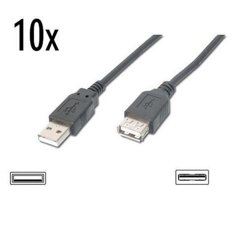 Nilox NX090301136 USB cable USB 2.0 1.8 m USB A Black