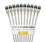 StarTech.com 6ASTP34GRS30CM10PK Netzwerkkabel Grau 0,3 m Cat6a U/FTP (STP) Rund