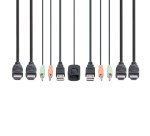 StarTech.com Switch KVM 2 Ports avec Câble HDMI, 4K 60Hz - Commutateur KVM Compact avec Câbles Intégrés USB-A/HDMI/Audio de 1,5 m - Alimenté par Bus - Switch KVM HDMI 4K - Commutation à Distance