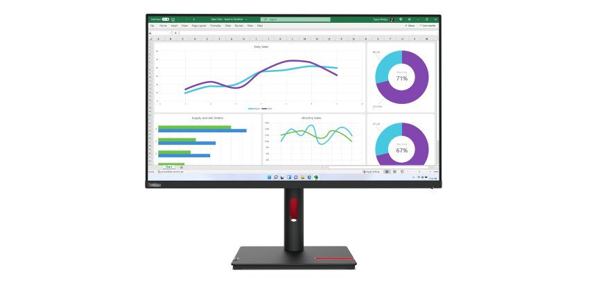 Lenovo ThinkVision T32h-30 écran plat de PC 80 cm (31.5") 2560 x 1440 pixels Quad HD LED Noir
