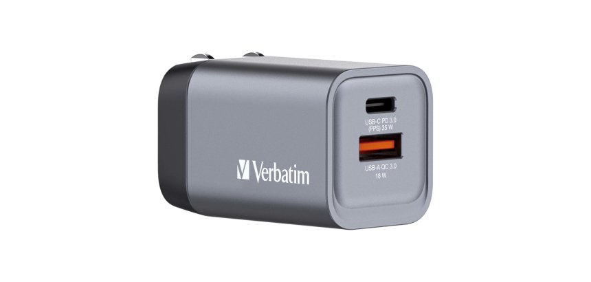 Verbatim GNC-35 Universel Noir, Gris Secteur Charge rapide Intérieure