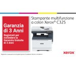 Xerox C325 A4 33 ppm Copia/Stampa/Scansione/Fax fronte/retro wireless PS3 PCL5e/6 2 vassoi 251 fogli
