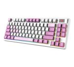 MSI FORGE GK600 TKL WIRELESS VIOLET IT tastiera Gaming USB + Bluetooth QWERTY Italiano Rosa, Viola, Bianco