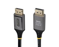 StarTech.com 2m DisplayPort 2.1 Cable, VESA Certified DP80 DisplayPort Cable, 10K/8K 60Hz Uncompressed, 16K 60Hz/8K 240Hz with DSC 1.2a, DP 2.1 Monitor Cable
