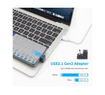 Equip USB-C U plug adapter, 10Gbps, PD 100W, 2-Pack