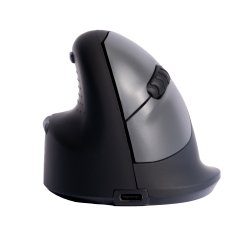 R-Go Tools Souris Ergonomique R-Go HE Break avec logiciel de pause, gaucher, moyen (longueur main 165-185 mm), bluetooth, noir