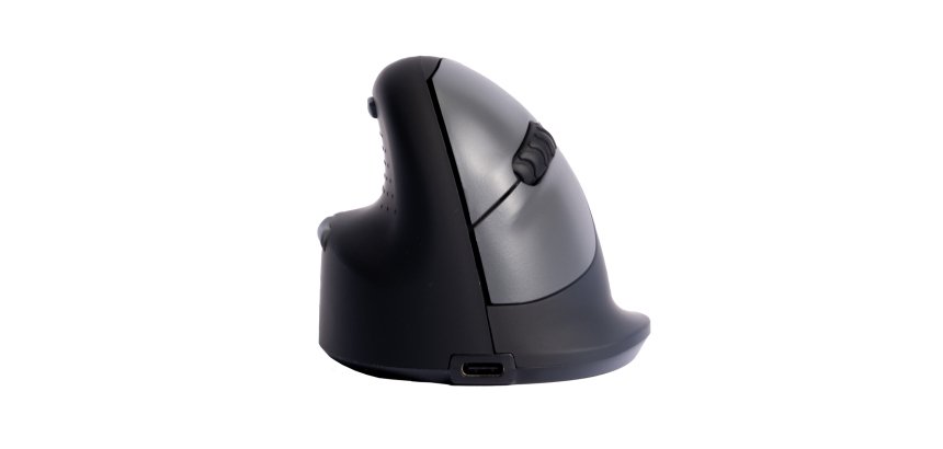 R-Go Tools Souris Ergonomique R-Go HE Break avec logiciel de pause, gaucher, moyen (longueur main 165-185 mm), bluetooth, noir