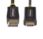 StarTech.com Cable Adaptador DisplayPort a HDMI de 2m - 4K 60Hz con HDR - Cable DP a HDMI 2.0b - Conversor Activo de Vídeo - Convertidor DisplayPort a HDMI
