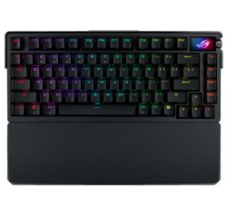 ASUS ROG Azoth Extreme tastiera Gaming USB + RF Wireless + Bluetooth QWERTY Inglese Nero