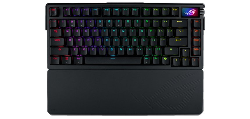 ASUS ROG Azoth Extreme keyboard Gaming USB + RF Wireless + Bluetooth QWERTY English Black