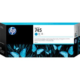 HP Cartouche d'encre DesignJet 745 cyan, 300 ml