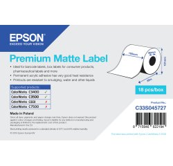 Epson Premium Matte Label - Continuous Roll: 105mm x 35m