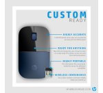 HP Z3700 Blue Wireless Mouse