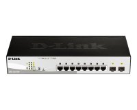 D-Link DGS-1210-08P Gestionado L2 Gigabit Ethernet (10/100/1000) Energía sobre Ethernet (PoE) Negro