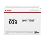 Canon 039 Cartouche de toner 1 pièce(s) Original Noir