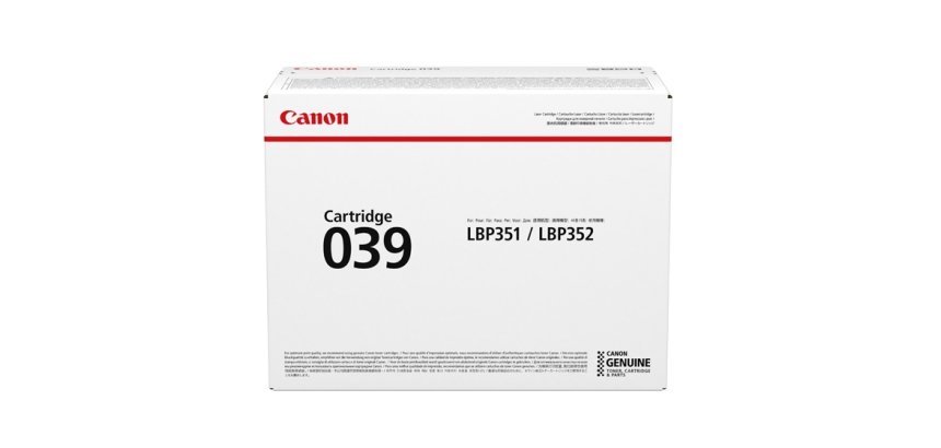 Canon 039 toner cartridge 1 pc(s) Original Black