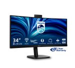Philips 3000 series 34B2U3600CH/00 écran plat de PC 86,4 cm (34") 3440 x 1440 pixels Wide Quad HD LCD Noir