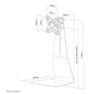 Neomounts FPMA-D800 Monitor stand 10-27"