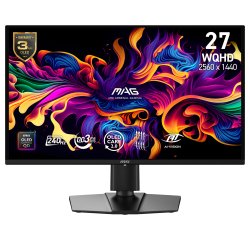 MSI MAG 274QP QD-OLED X24 Monitor PC 67,3 cm (26.5") 2560 x 1440 Pixel Wide Quad HD Nero