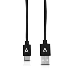 V7 Cable USB negro con conector USB 2.0 A macho a USB-C macho 2m 6.6ft