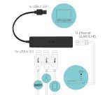 i-tec Advance USB 3.0 Slim HUB 3 Port + Gigabit Ethernet Adapter