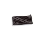 CHERRY G84-4100 COMPACT KEYBOARD Clavier filaire miniature, USB/PS2, noir, AZERTY - FR