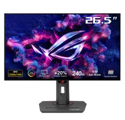 ASUS ROG Strix OLED XG27AQDMG pantalla para PC 67,3 cm (26.5") 2560 x 1440 Pixeles Quad HD Negro