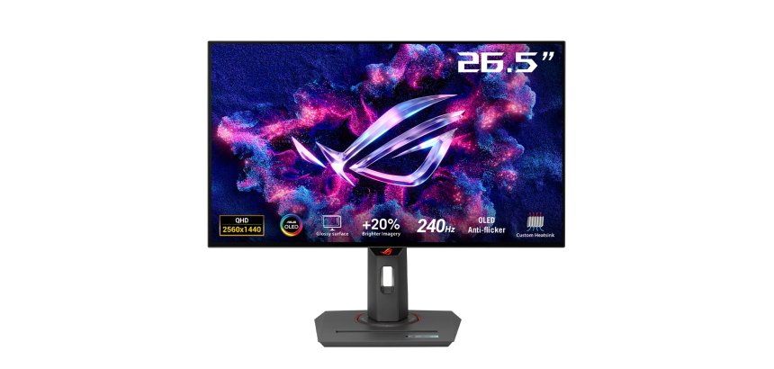 ASUS ROG Strix OLED XG27AQDMG pantalla para PC 67,3 cm (26.5") 2560 x 1440 Pixeles Quad HD Negro