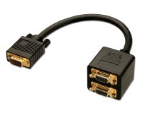 Lindy 41214 cable VGA 0,18 m VGA (D-Sub) Negro