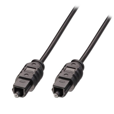 Lindy 35210 cable de audio 0,5 m Toslink Negro