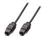 Lindy 35210 cable de audio 0,5 m Toslink Negro