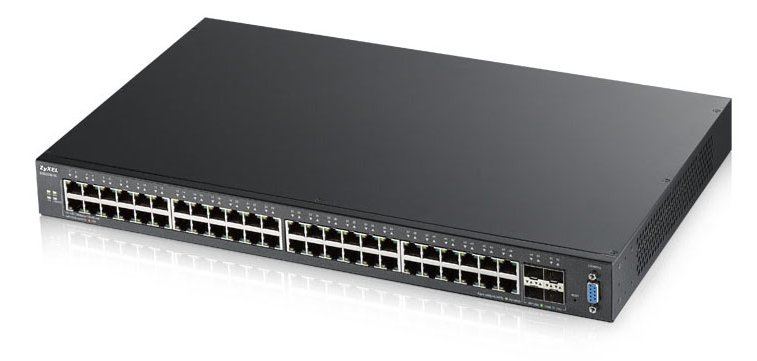 Zyxel XGS2210-52 Gestionado L2 Gigabit Ethernet (10/100/1000) 1U Negro