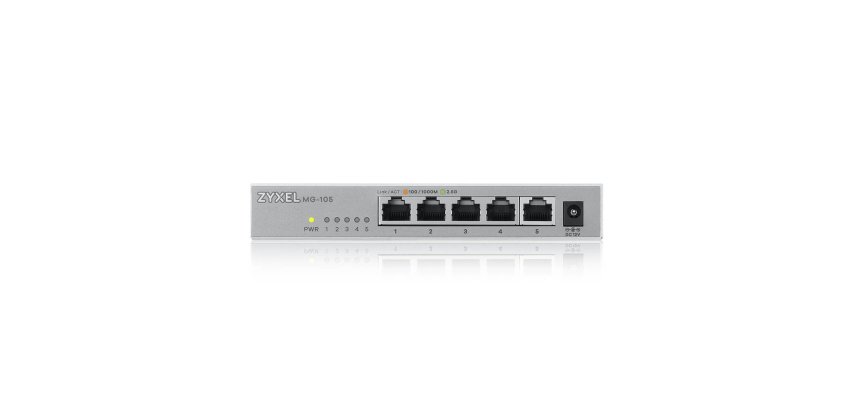 Zyxel XMG-105 Non gestito 2.5G Ethernet (100/1000/2500) Grigio