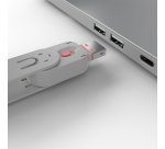 Lindy Bloqueur de port USB A, 4 pièces + clé, Rose