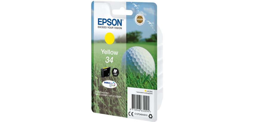 Epson Golf ball 34 DURABrite Ultra Single Yellow Ink