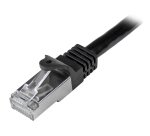 StarTech.com N6SPAT2MBK câble de réseau Noir 2 m Cat6 SF/UTP (S-FTP)